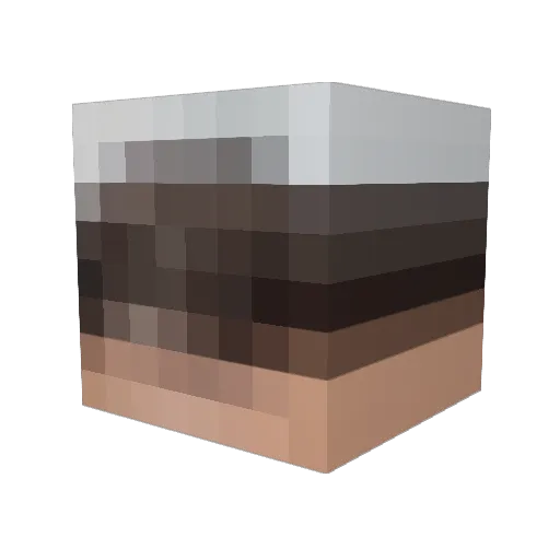 Guvio Minecraft avatar head, 3D render