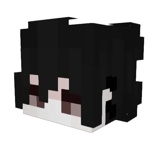 Guvun Minecraft avatar head, 3D render