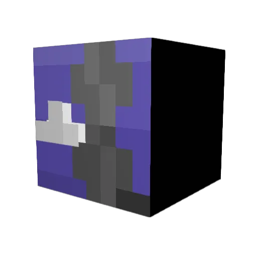 Guwtav Minecraft avatar head, 3D render