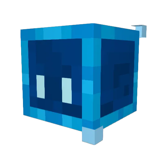 Gux_Bruh_ Minecraft avatar head, 3D render