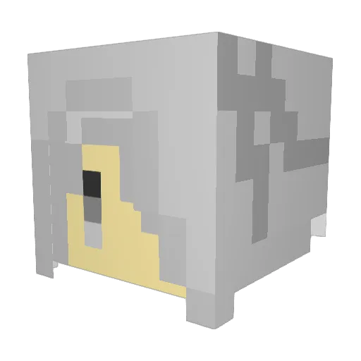Guy721120 Minecraft avatar head, 3D render