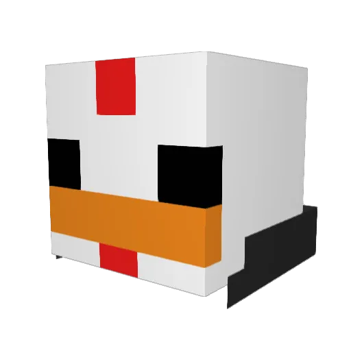 GuyDewd Minecraft avatar head, 3D render