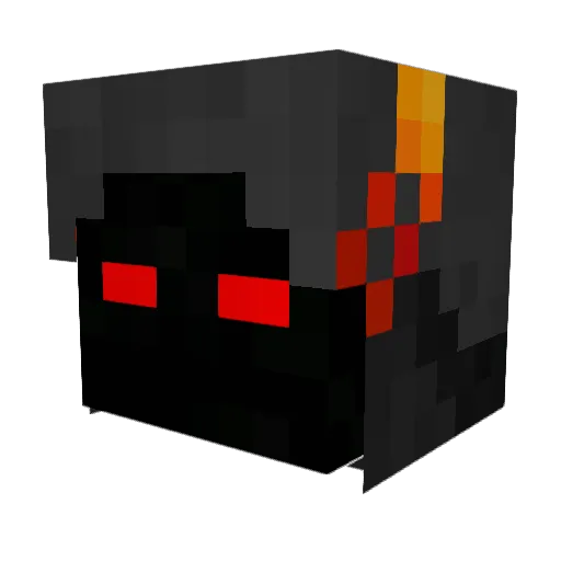 GuyGoji Minecraft avatar head, 3D render