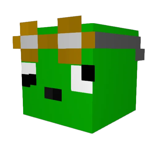 GuyNamedSy Minecraft avatar head, 3D render