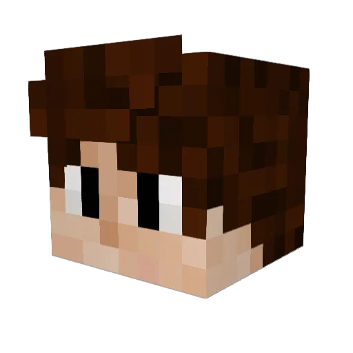 GuySizio Minecraft avatar head, 3D render