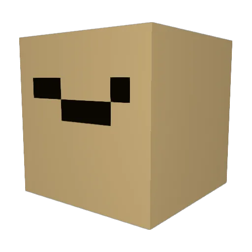 Guy_A1 Minecraft avatar head, 3D render