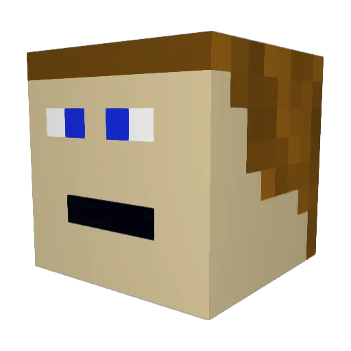 Guy_Incognito69 Minecraft avatar head, 3D render
