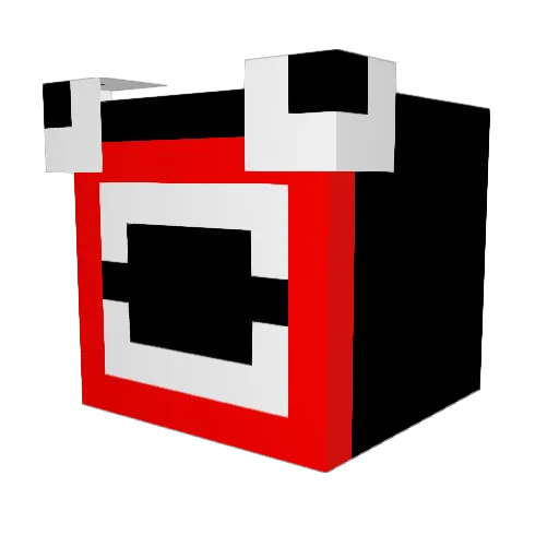 Guygan98 Minecraft avatar head, 3D render
