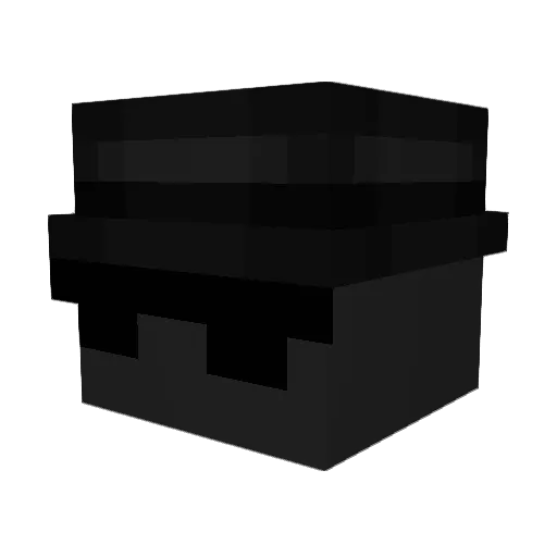 Guys25 Minecraft avatar head, 3D render