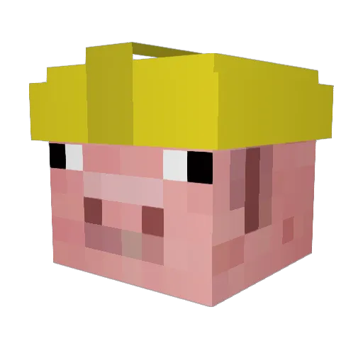 Guzzler68 Minecraft avatar head, 3D render