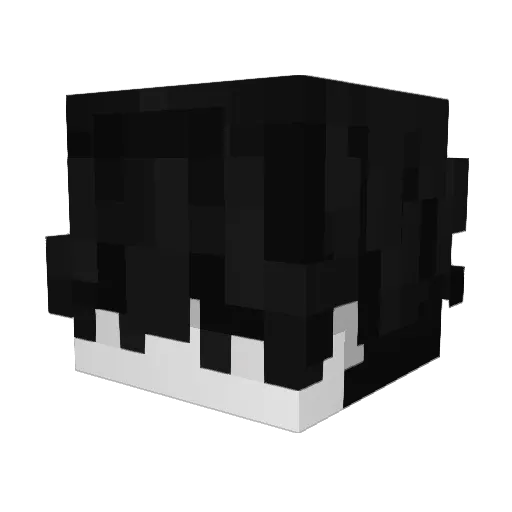 Gvapo Minecraft avatar head, 3D render