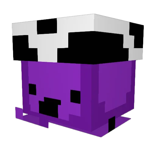 Gver Minecraft avatar head, 3D render