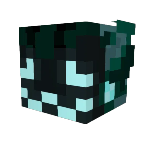 Gvnosh Minecraft avatar head, 3D render