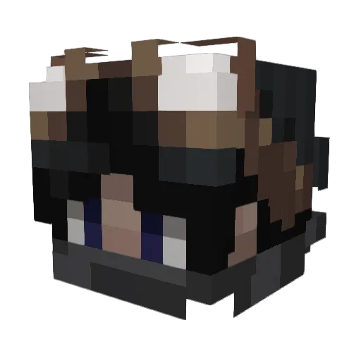 Gwan_Do Minecraft avatar head, 3D render