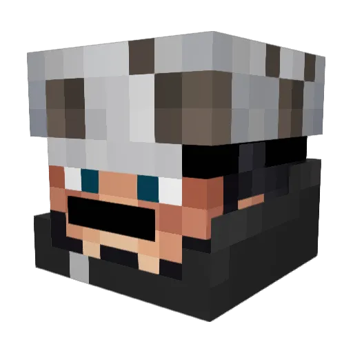 Gwance124 Minecraft avatar head, 3D render