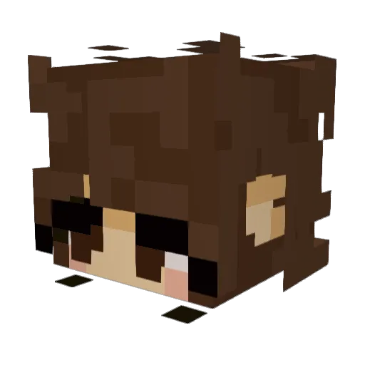 Gwennie00 Minecraft avatar head, 3D render