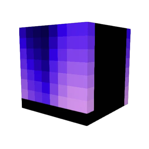 GwnDave Minecraft avatar head, 3D render