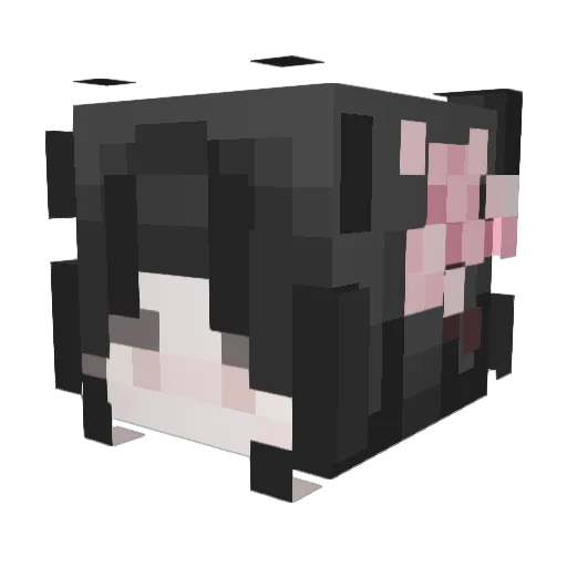 GwonBonade Minecraft avatar head, 3D render