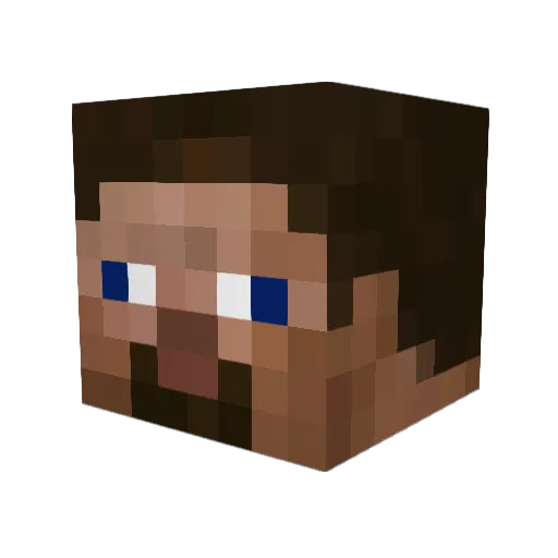 Gwop923 Minecraft avatar head, 3D render