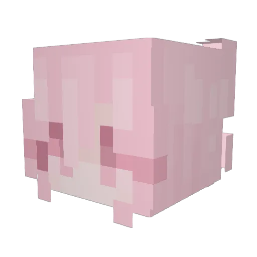 Gx Minecraft avatar head, 3D render
