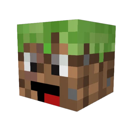 Gxbrixl Minecraft avatar head, 3D render