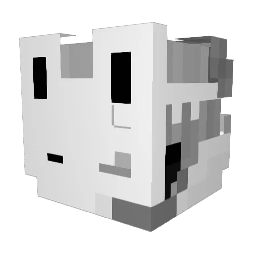 Gxfoo Minecraft avatar head, 3D render