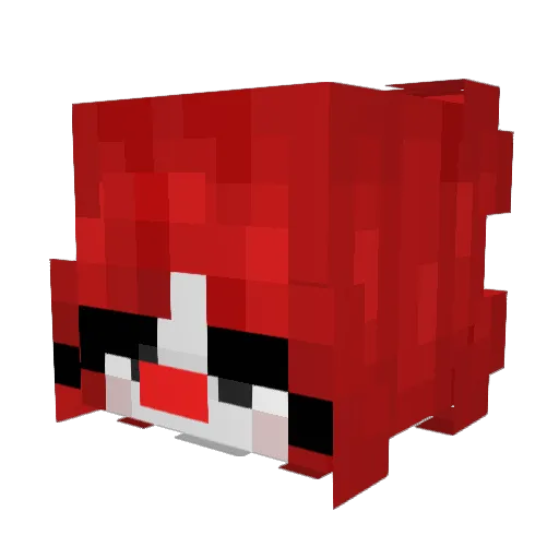 GxlacticStarz Minecraft avatar head, 3D render