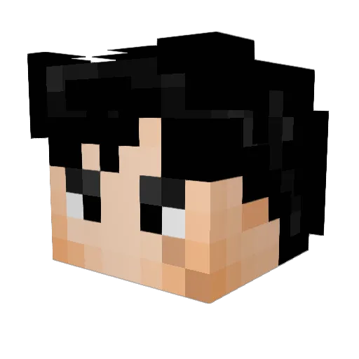 GxmeyMC Minecraft avatar head, 3D render