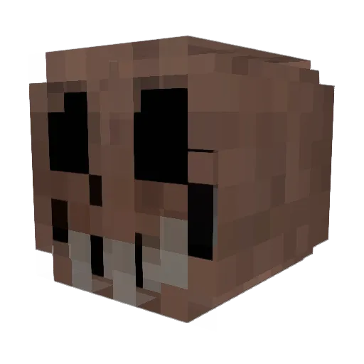 Gxpo Minecraft avatar head, 3D render