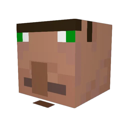 Gxrpy Minecraft avatar head, 3D render