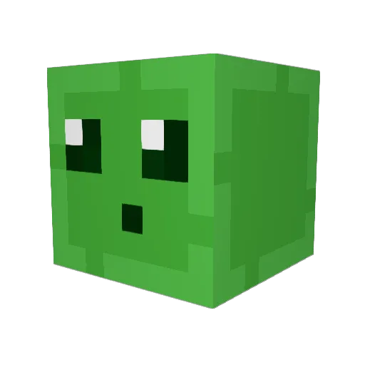 Gxwen Minecraft avatar head, 3D render