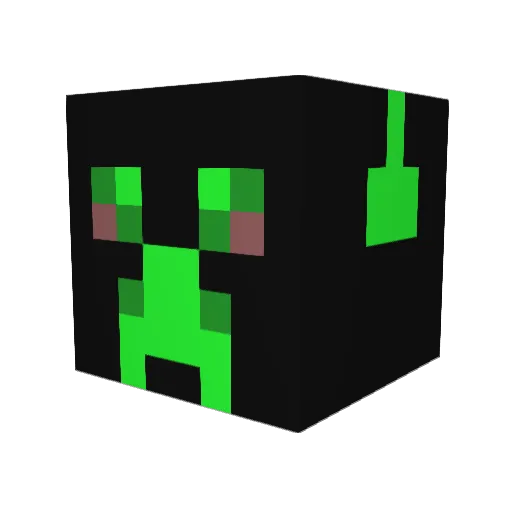 GyIsti Minecraft avatar head, 3D render