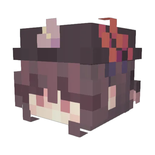 Gyangustarr Minecraft avatar head, 3D render