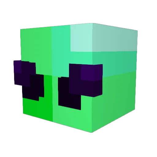 Gycu0_0 Minecraft avatar head, 3D render