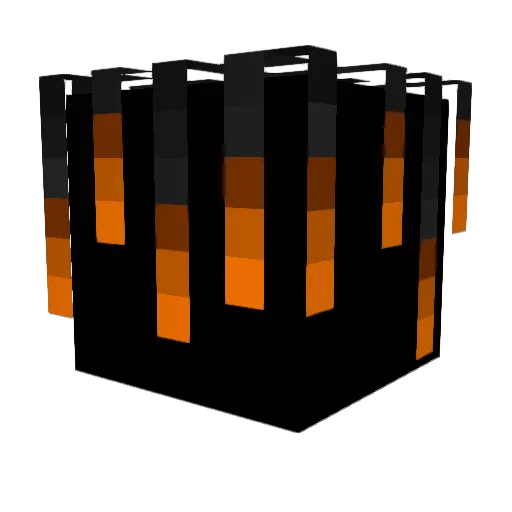 Gydan Minecraft avatar head, 3D render