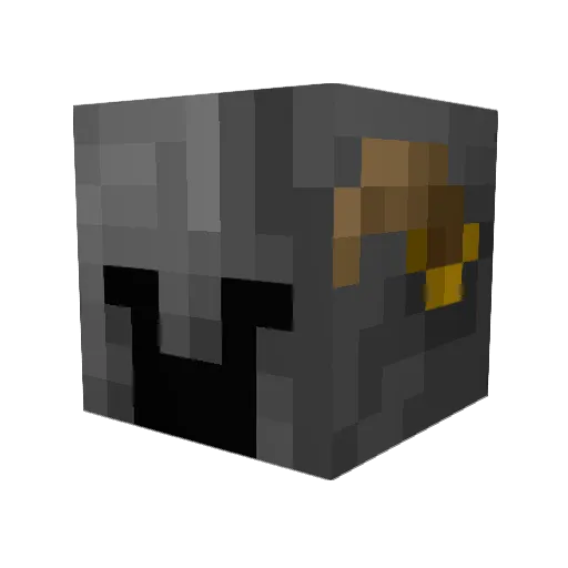 Gyde Minecraft avatar head, 3D render