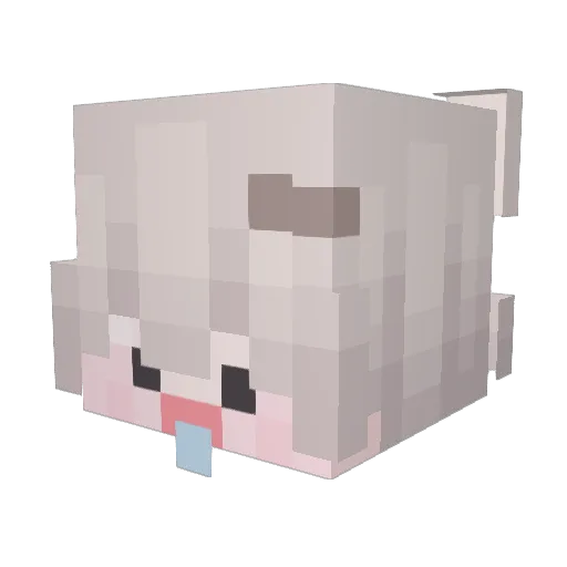 Gyeolhae Minecraft avatar head, 3D render