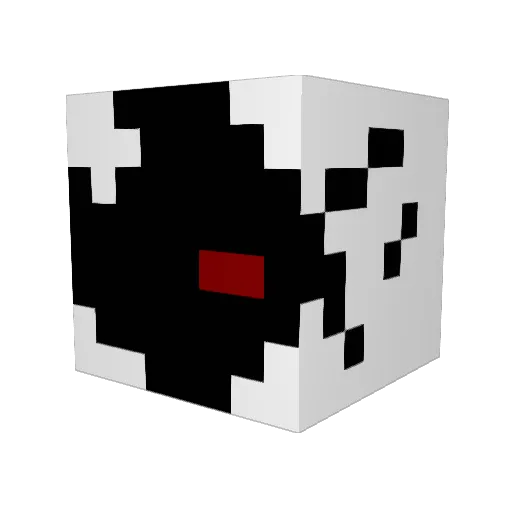 Gylos Minecraft avatar head, 3D render