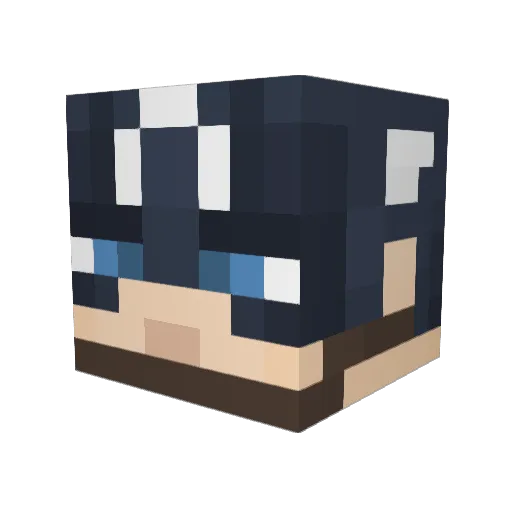GymMarvey Minecraft avatar head, 3D render