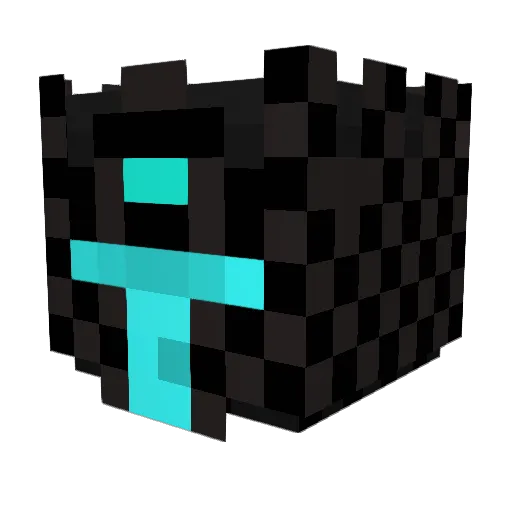 GymMonkey110 Minecraft avatar head, 3D render