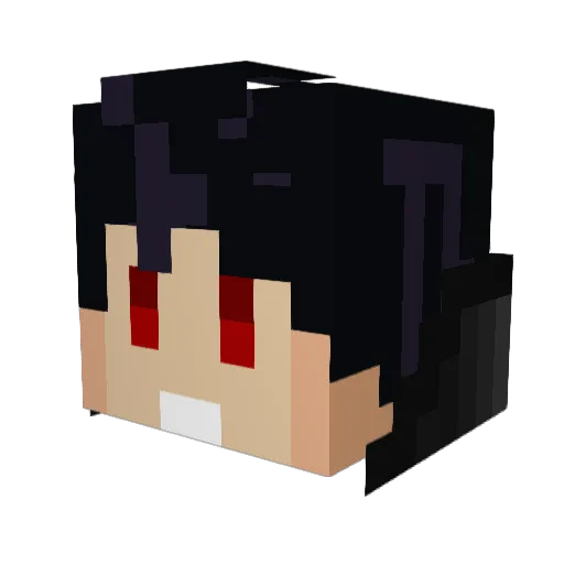 Gymouse Minecraft avatar head, 3D render