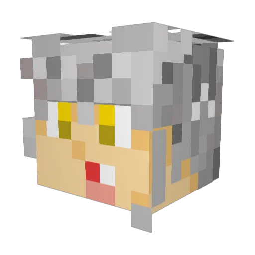 Gyokuyou2003 Minecraft avatar head, 3D render