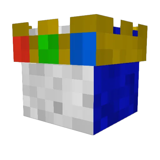 Gyosblockhead Minecraft avatar head, 3D render