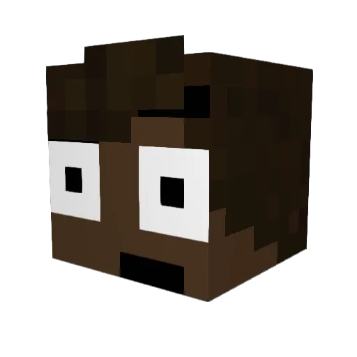 GypsieStew Minecraft avatar head, 3D render