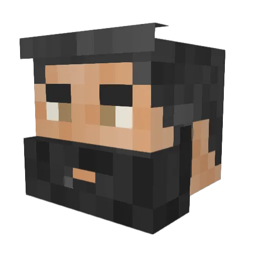 Gypsy_Vk Minecraft avatar head, 3D render
