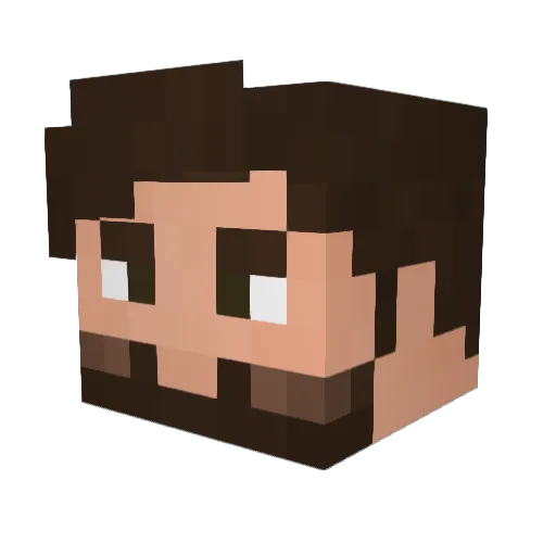 Gyr022 Minecraft avatar head, 3D render