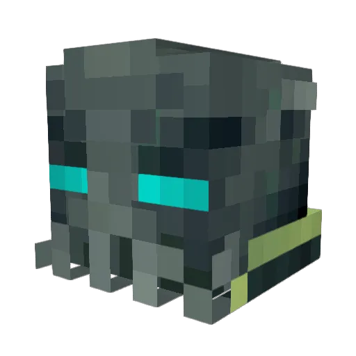 Gyrads Minecraft avatar head, 3D render
