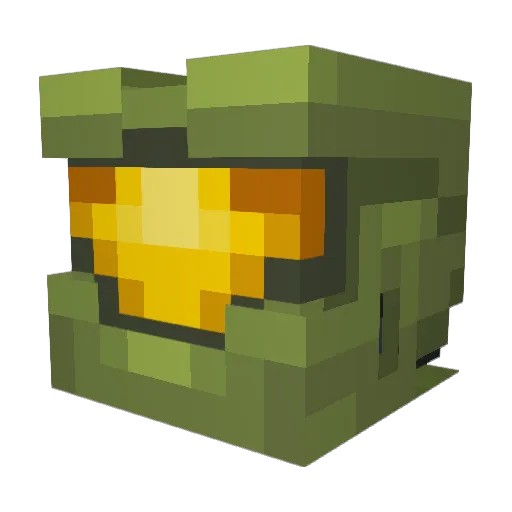 Gyro1203 Minecraft avatar head, 3D render