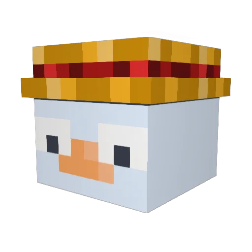 GyrosIstvan Minecraft avatar head, 3D render