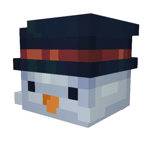 Gyrosbruder1 Minecraft avatar head, 3D render